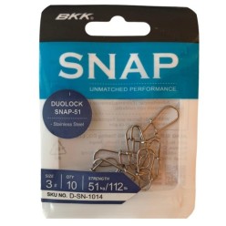 BKK Duolock Snap-51 Klips No:3 (10'lu Paket)
