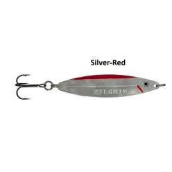 Hansen Pilgrim 7.8cm 18gr Silver/Red Lüfer-Levrek Kaşık