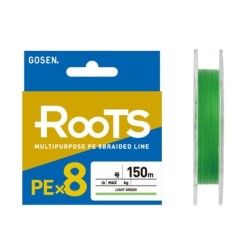 Gosen X8 Roots PE 8 Örgü Spin İp Misina 150mt Açık Yeşil