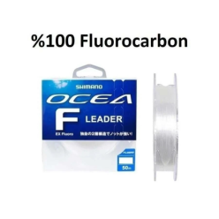 Shimano Ocea EX Fluoro Leader 50mt %100 Fluorocarbon Misina 0.377mm