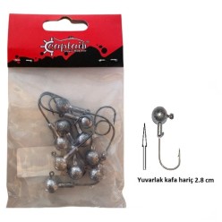 Captain 6429 Jig Head Cracker Ball 1/0 - 6gr 10 Adet