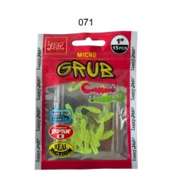 Lucky John Micro Grub 1'' (2.5cm) Silikon Yem 15'li Paket 071