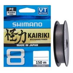 Shimano Kairiki 8 Kat Steel Gray 150 Mt 0.06mm İp Misina