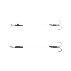 Balzer 13936 Silikon Yemler İçin Çelik Telli Rigs 11cm 2'li Paket 50-300gr Zokalar İçin