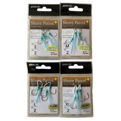 BKK Shore Patrol+ Glow Double Assist İğne (2'li Paket)