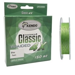 Kendo Classic 4X 150m 0,16mm Apple Green Örgü İp Misina
