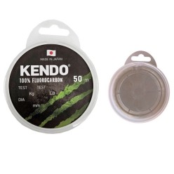 Kendo 100% Fluorocarbon White 50mt 0.22mm Misina