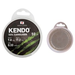 Kendo 100% Fluorocarbon White 50mt 0.33mm Misina