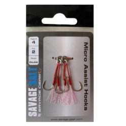 Savage Gear Micro Double Assist İğne No:4 (2'li Paket)