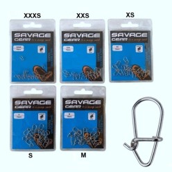 Savage Gear Salt Round Snaps Klips (15'li Paket)