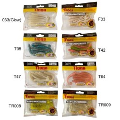 Lucky John Tioga 2.9'' (7.36 cm) 7Pcs Silikon Yem