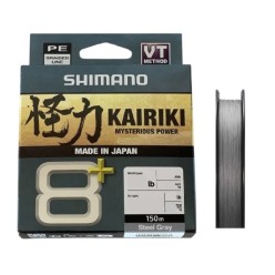 Shimano Kairiki 8+ 150mt İp Misina Steel Gray