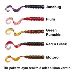Savage Gear Pro Grub 5cm 0.8gr Lrf Silikon Yem (8'li Paket) İğnesiz