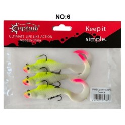 Captain 3559 Pencil Soft 10cm 12.5gr 3'lü Paket Silikon Yem