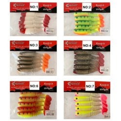 Captain 3569 Style Soft 10cm 10.3gr Silikon Yem 5'li Paket