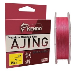 Kendo Ajing Premium Braided Line Pink 150m Örgü İp Misina