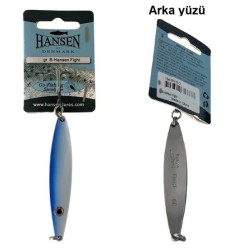 Hansen Fight 7.6cm 24gr White Blue Kaşık (Açıklamayı okuyunuz)