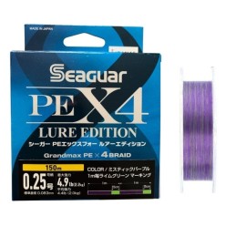 Seaguar Lure Edition PE 4 Örgü 0.25PE 150mt Multi Color LRF İp Misina