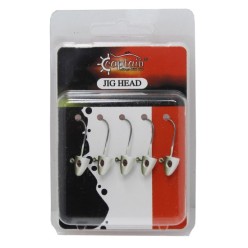 Captain 6421 Master Trigon 1.7gr 5'li Paket LRF Jig Head Renk:01