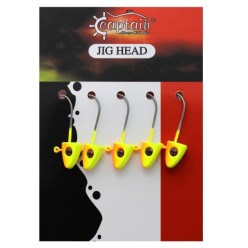 Captain 6421 Master Trigon 1.7gr 5'li Paket LRF Jig Head Renk:08