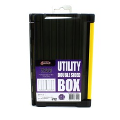 Captain 7233 Çift Taraflı Profesyonel 6 Gözlü Maket Balık ve Jig Yem Kutusu 19.5x13x4.5cm