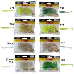 Lucky John Tioga 3.4'' (8.64 cm) 6Pcs Silikon Yem
