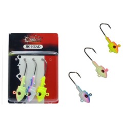 Captain 6412 Jig Head 4/0 İğneli 14gr Rigato Body 3'lü Mix Set Çift Yönlü