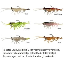 Savage Gear 3D Shrimp Rtf 12.5cm 30gr Büyük Silikon Karides Yem 2 Adet