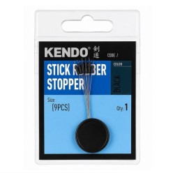 Kendo Stick Rubber Stopper Balıkçı Siyah Kauçuk 9'lu Stoper