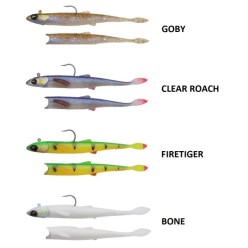 Savage Gear Flying Minnow 8.5gr Jighead + 2 Adet 10cm 5.5gr Silikon Balık Yem